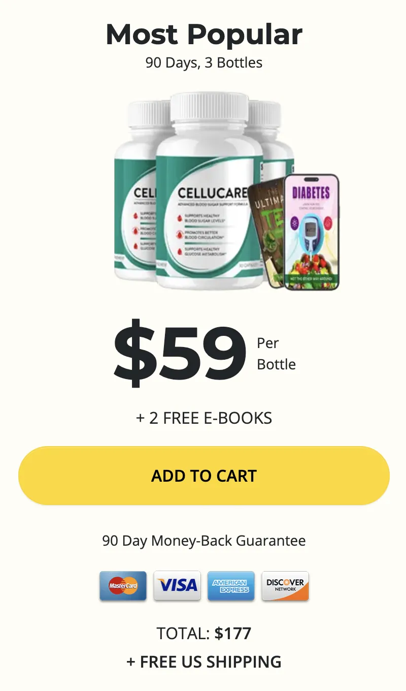 CelluCare 3 bottle price