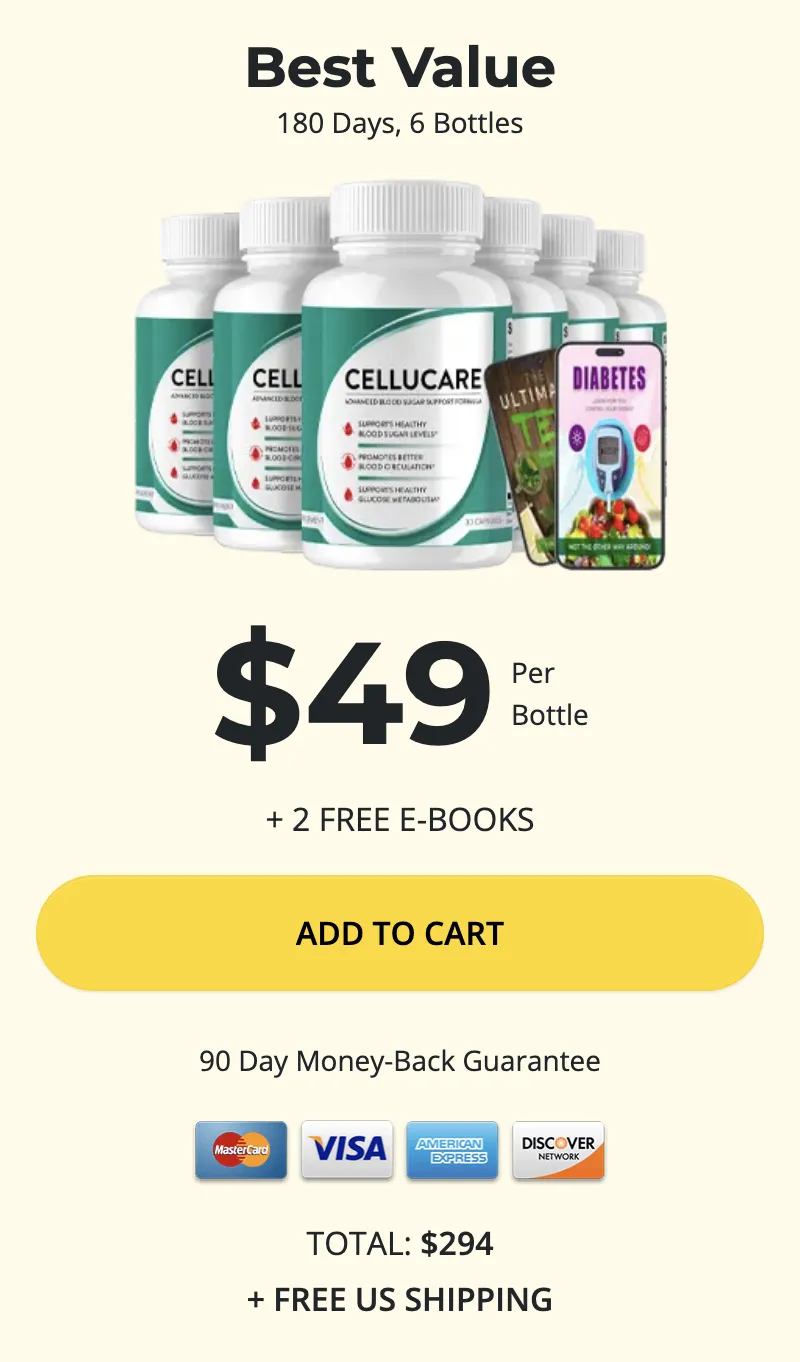 CelluCare 6 bottle price